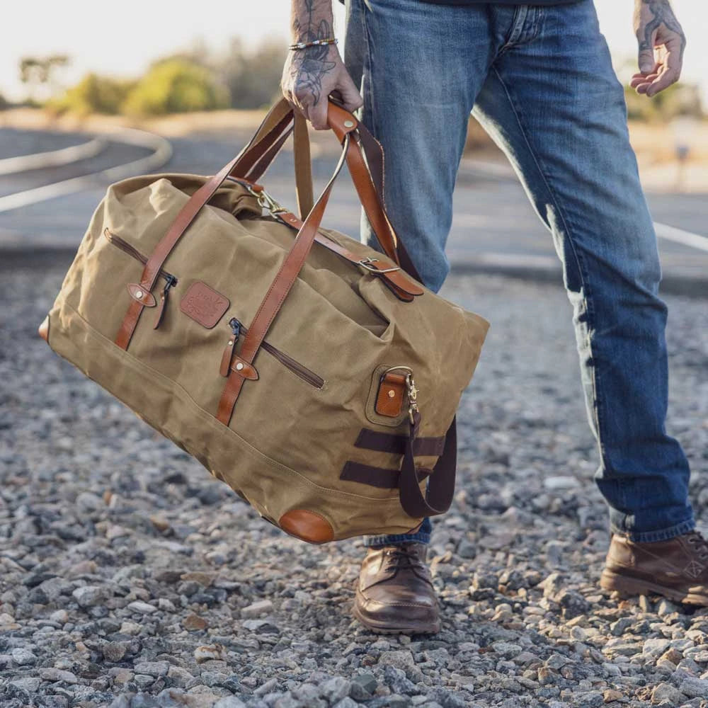 canvas duffel bags collection